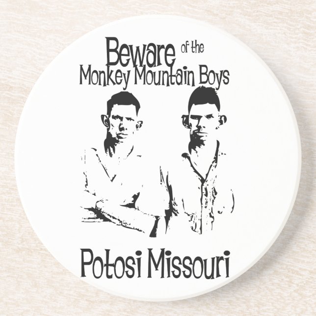 Funny Trailer Park Sandstone Porta copos (Frente)