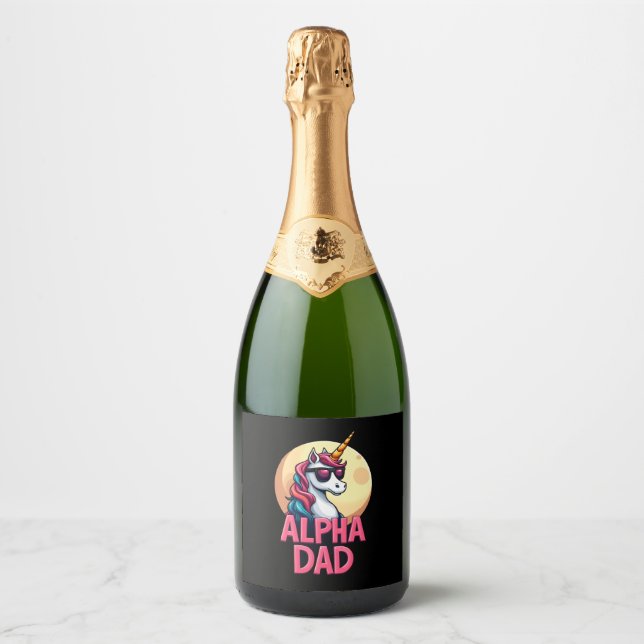 Funny Unicorn Dad Laufey Men Father's Day Christma (Frente)