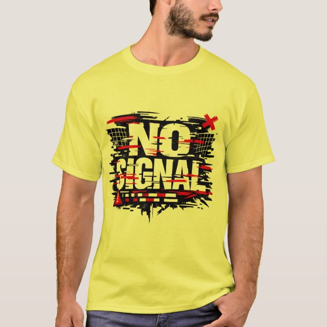 Funny Warning T-Shirt – “Does Not Signal As If It  (Frente)