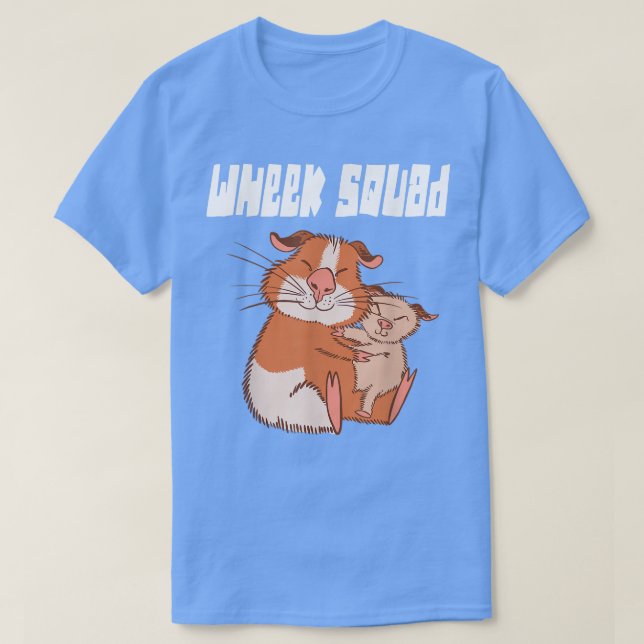 Funny Wheek Squad-Guinea Pig T-Shirt (Frente do Design)