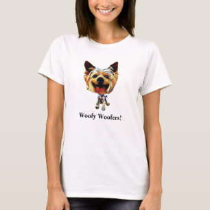 Funny Yorkshire Terrier Camiseta feminina