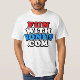 FunWithBonus.com - t-shirt do logotipo - parte