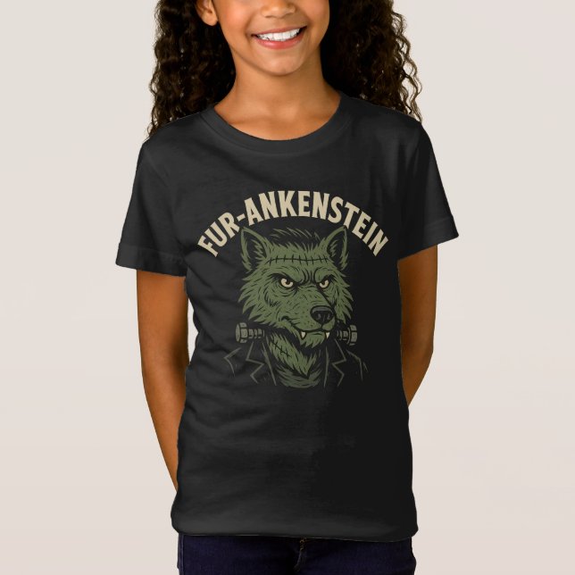 Furacão Ankenstein Halloween T-Shirt - Frankenst E (Frente)