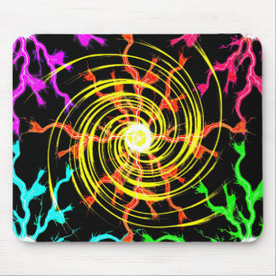Furacão Mousepad do relâmpago