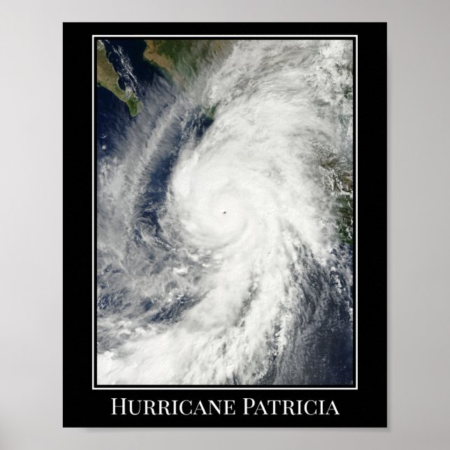 Furacão Patricia Poster (Frente)