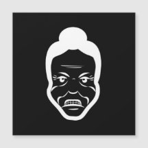 Furious Bun Granny – Fridge Magnet