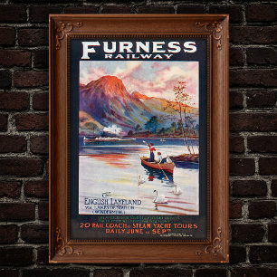 Furness - Poster de viagens dos Lagos Ingleses, 19