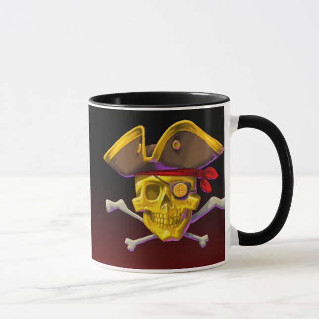Furto a bebida Dourado acima da caneca (Direita)
