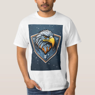 Fury Avian Ártico: Camisa T Futurística Raven-Águi