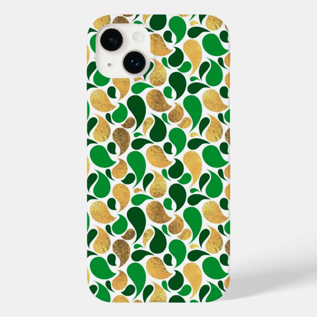 Fusão do Padrão Festivo Verde e Dourada (Verso)