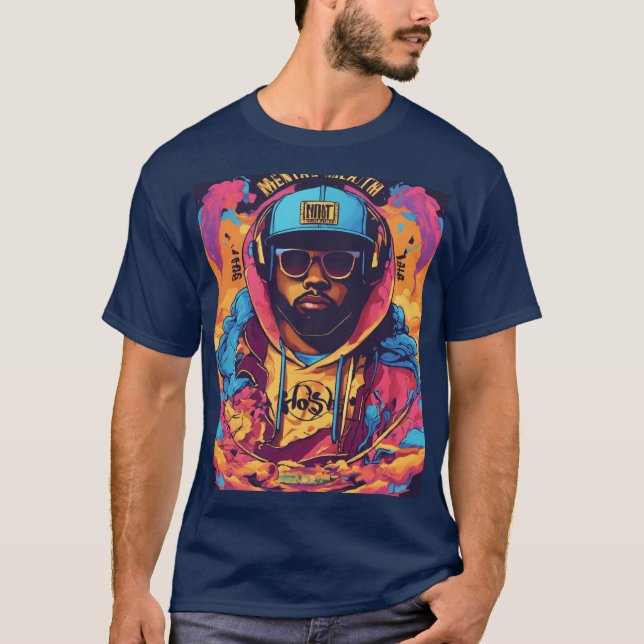 Fusão Harmonica: Natureza Encontra-se com T-Shirt  (Frente)