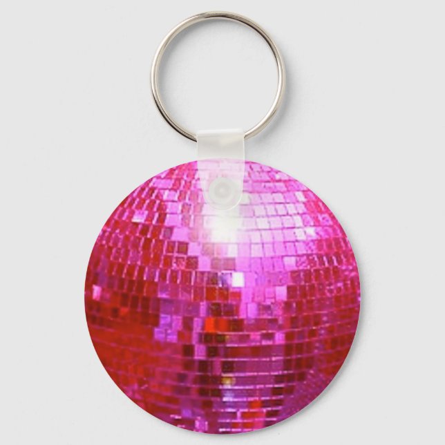 FUSHIA DISCO BALL DANCE CHAVEIRO (Frente)
