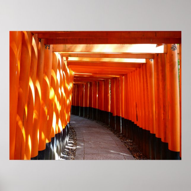 Fushimi Inari - Poster de Quioto (Frente)