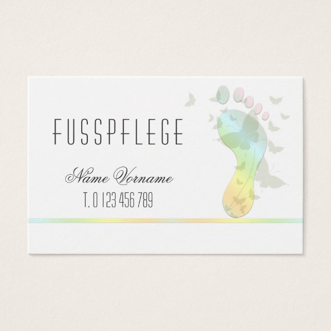 fusspflege cuidado pé (Frente)