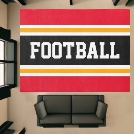 FUTEBOL Atlética Listras Laranja Vermelho Brilhant