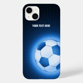 Futebol brilhante Trendy Blue | Melhores presentes
