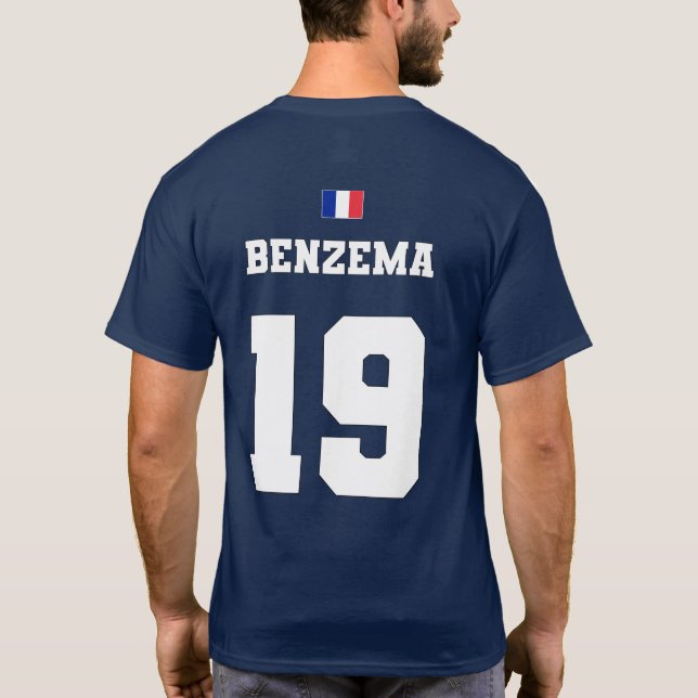 Futebol da França - Camisa 19 (Verso)