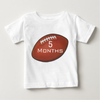 Futebol de Amer camisa do bebê de 5 meses para