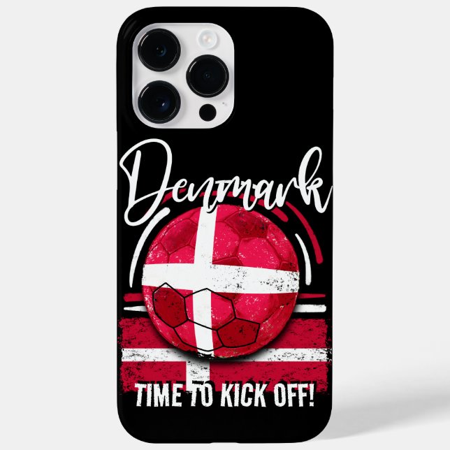 Futebol dinamarquês Flag, Danish Vintage Flag (Verso)