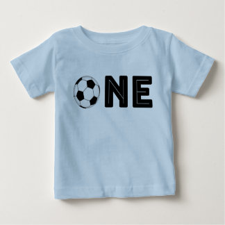 Futebol do aniversário do bebê camisa temático do