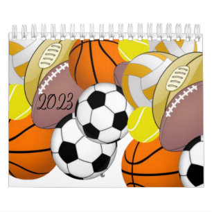 Futebol do Calendário 2023, basquete, futebol