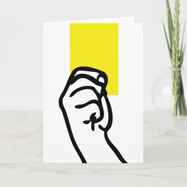 Futebol do cartão amarelo (Frente)