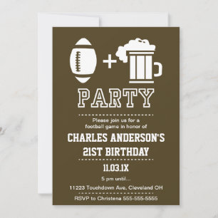 Futebol e convite da cerveja