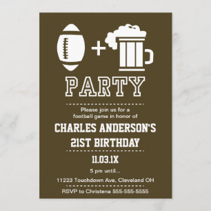 Futebol e convite da cerveja