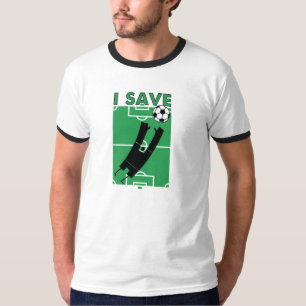 Futebol eu salvar t-shirt e presentes