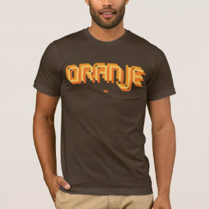Futebol holandês de Oranje - camisa de Brown