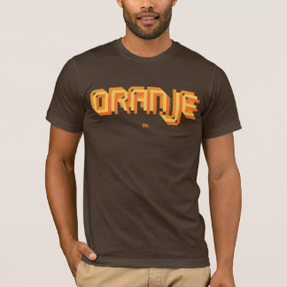 Futebol holandês de Oranje - camisa de Brown