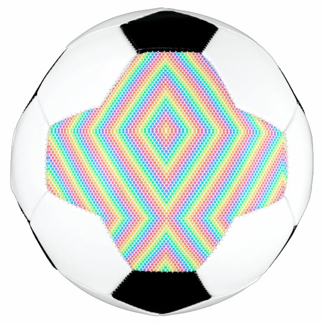 Futebol Imagem dividida mostrando um design de bola de fut (Frente)