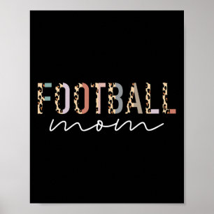Futebol Mamãe Oferece Impressão Leopardo Mama de F