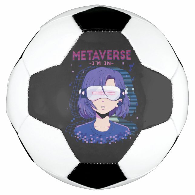 Futebol Menina do anime óculos de realidade virtual Bola d (Frente)