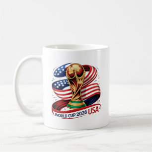 Futebol no Dia do Jogo 2026 Caneca de Café para