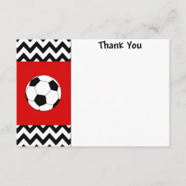 Futebol Obrigado cartões de nota