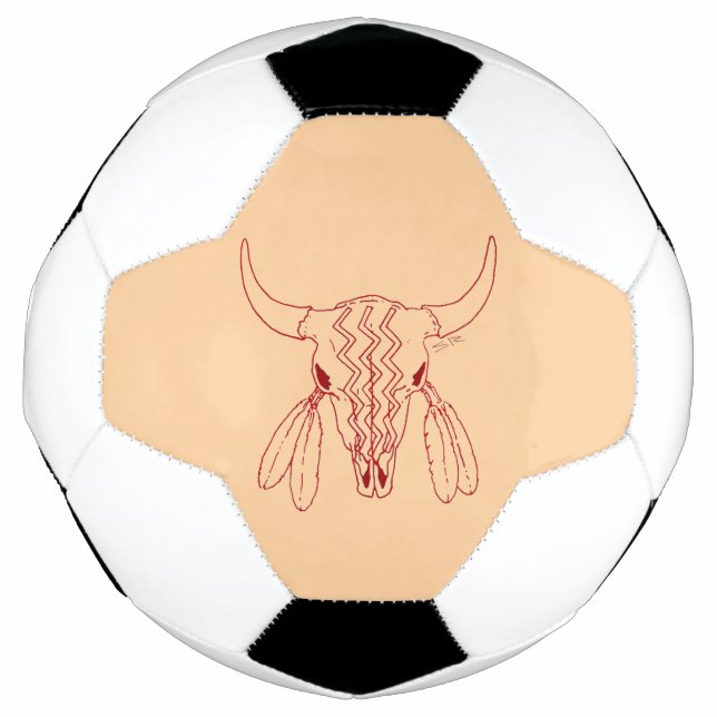 Futebol Red Ghost Dance Buffalo linha do que bola de futeb (Frente)