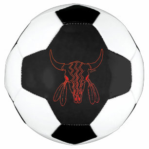 Futebol Red Ghost Dance Buffalo linha negra bola de futebo