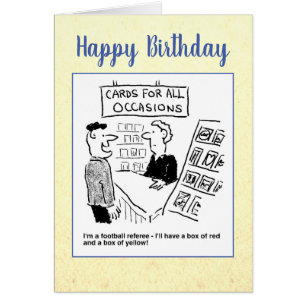 Futebol Referee quer comprar de cartões vermelhos 