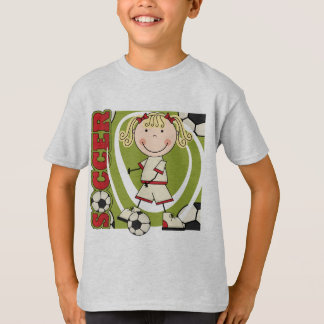 FUTEBOL - t-shirt e presentes louros da menina