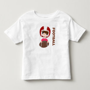Futebol! T-shirt fino do jérsei da criança