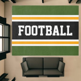 FUTEBOL Verde Escuro Preto Amarelo Listras Atlétic