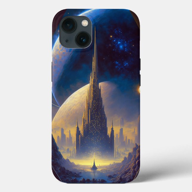 Futura capas de iphone de Casos de Arte Sci-Fi na  (Verso)