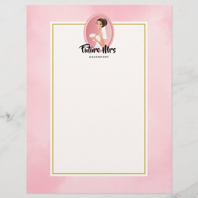 Futura Sra. com Noiva em Wedding Gown (Frente)