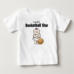 Futura t-shirts de menina de basquete