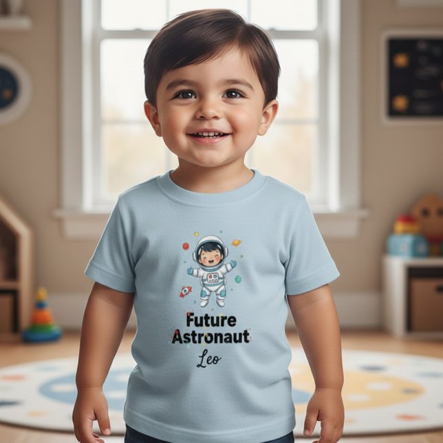 Future Astronaut Personalized Toddler T-Shirt (Criador carregado)