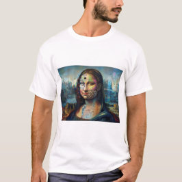 Futuristic Mona Lisa Men’s T-Shirt