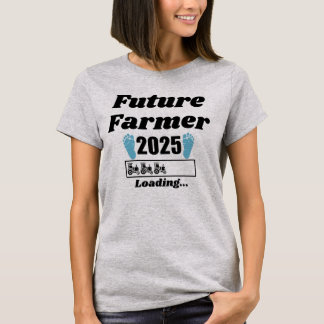 Futuro Agricultor 2025 Anúncio de Bebê T-Shirt