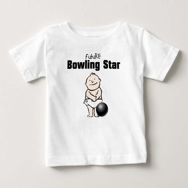 Futuro Boliche Star Baby T-shirts (Frente)