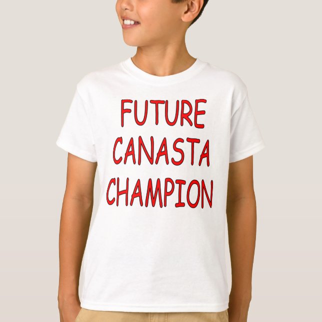 "Futuro Campeão Canasta" Camisas (Frente)